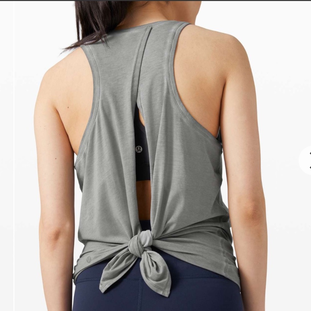 lululemon athletica Gray Tank Top